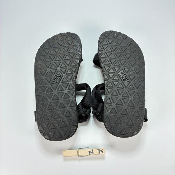 Teva Original Universal Black Adjustable Hook & Loop Sandal 1116866C Youth Sz 3 - Picture 6 of 6